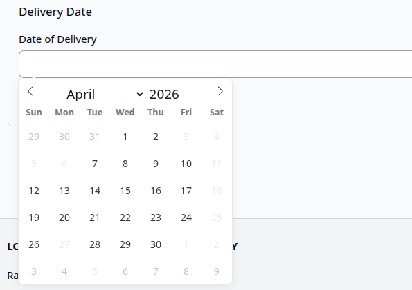 Excluded dates with Flatpickr
